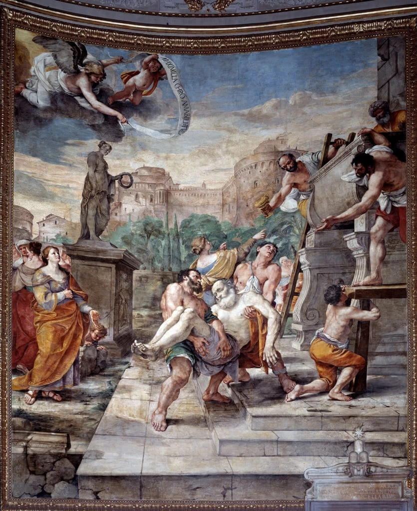 Sepoltura di sant'Andrea - Sant'Andrea della Valle, Roma